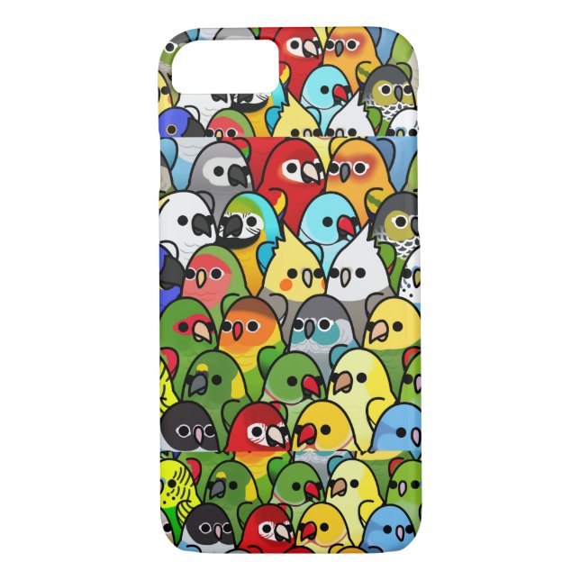 Too Many Birds!™ Bird Squad Phone Case (Back)