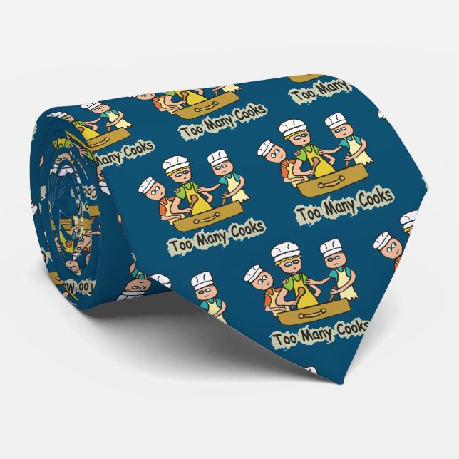 Too Many Cooks Tie (Rolled)