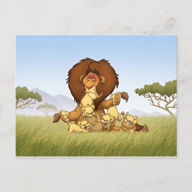 Too Many Cubs Postcard (Front)