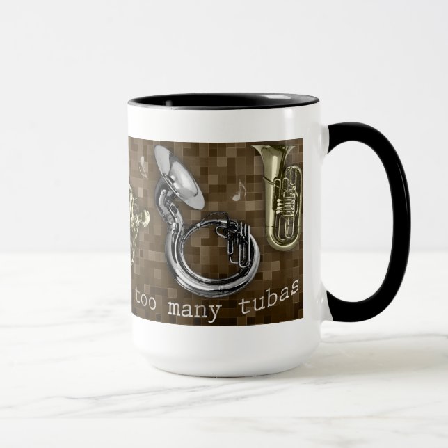 Too Many Tubas mug (Right)