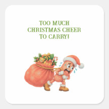 Too much Christmas Cheer to Carry! Sa personalized