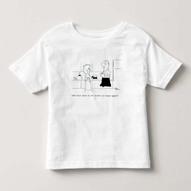 Too Much Coffee Toddler T-shirt (Front)