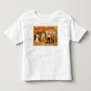 "Too much Johnson" - Two Men Fighting Theatre Toddler T-shirt