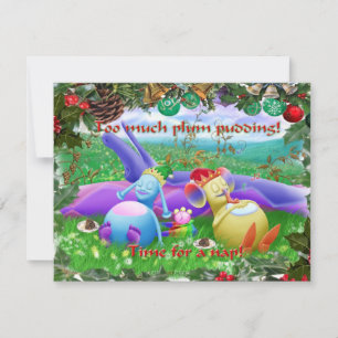 Too much plum pudding!