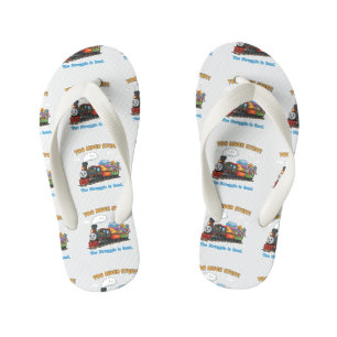 "Too Much Stuff" Happy Express Kid's Flip Flops