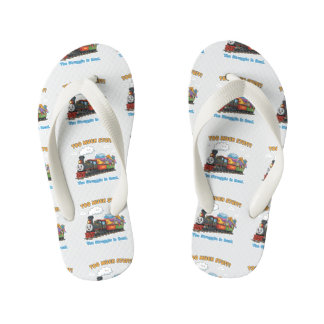 "Too Much Stuff" Happy Express Kid's Flip Flops