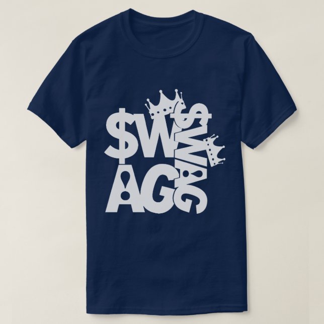 Too Much Swagga! T-Shirt (Design Front)