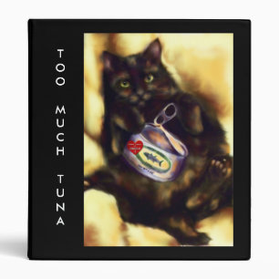 Too Much Tuna (cat) Binder Notebook
