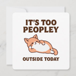 Too Peopley Cat  Save The Date
