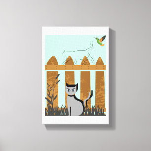 Too Purrrfect Canvas Print