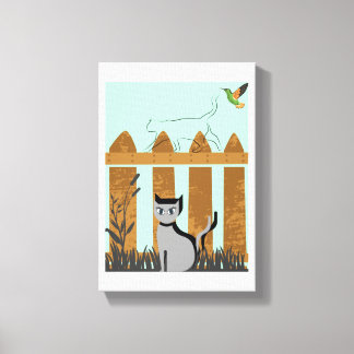 Too Purrrfect Canvas Print