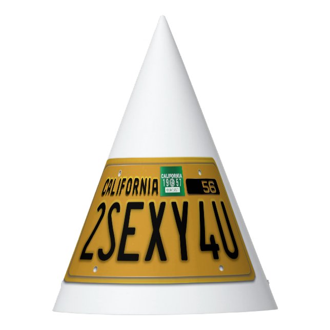 Too sexy for you party hat (Front)