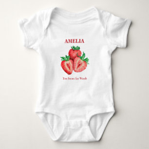 Too Sweet for Words Baby Bodysuit