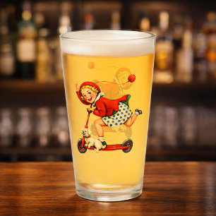 Toodaloo Cuntaroos Funny Sarcastic Retro Humor Glass