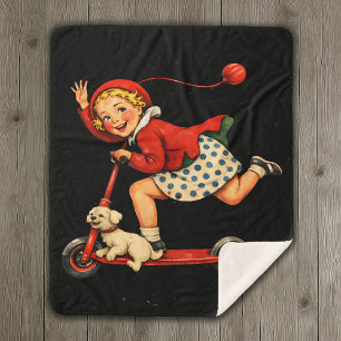 Toodaloo Cuntaroos Funny Sarcastic Retro Humour Sherpa Blanket