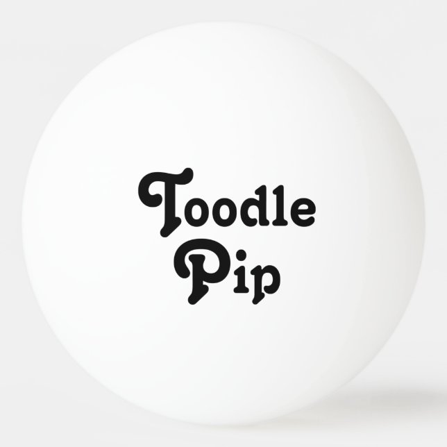 Toodle Pip Ping Pong Ball (Front)