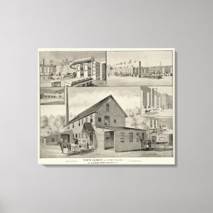 Toof's Laundry, Concord, NH Canvas Print