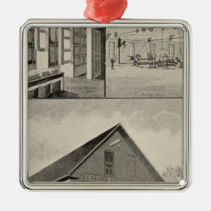 Toof's Laundry, Concord, NH Metal Ornament
