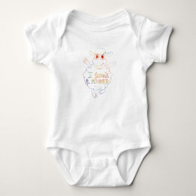 Took a Sheep Baby Bodysuit (Front)