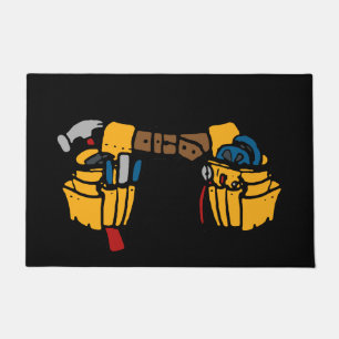 Tool Belt Graphic Doormat