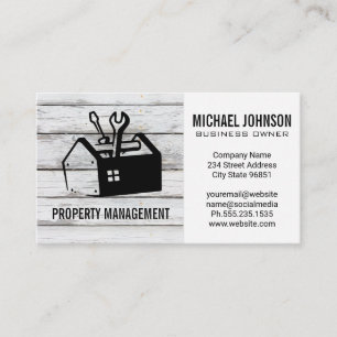 Tool Box   Hardware Carpentry Business Card
