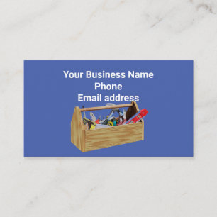 Tool Box With Tools Business Card