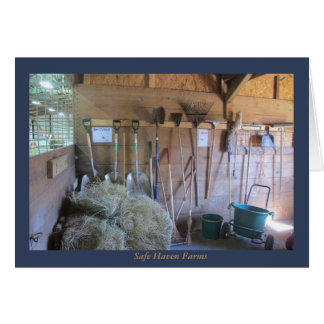 Tool Rack at Safe Haven Farms