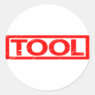 Tool Stamp Classic Round Sticker