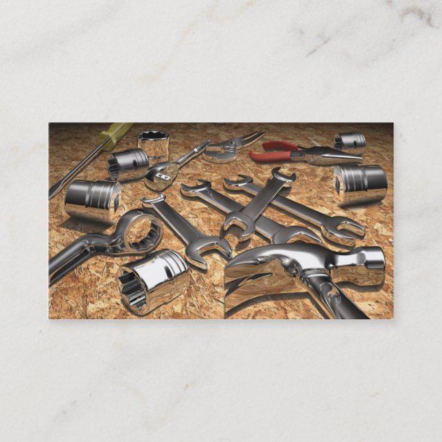 Tool Theme Business Card (Front)