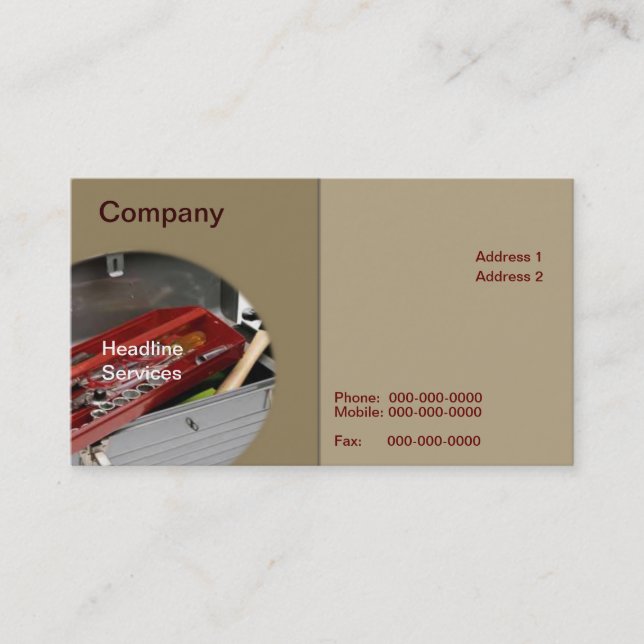 Toolbox Business Card (Front)