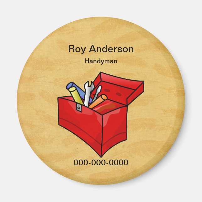 Toolbox: Handyman Template Magnet (Front)