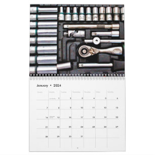 Toolbox Handyman Tools Calendar