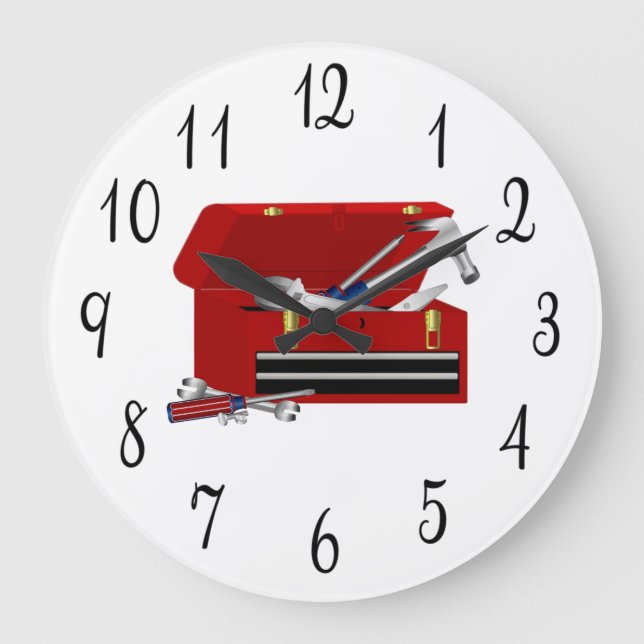 Toolbox Large Clock (Front)
