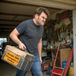Toolbox Orange Sticker<br><div class="desc">Keep your tools safe from wandering hands with our "Hands off Toolbox" sticker. Whether you're a professional handyman or just like to tackle DIY projects at home, this sticker is a playful way to show others that your toolbox is off-limits.</div>