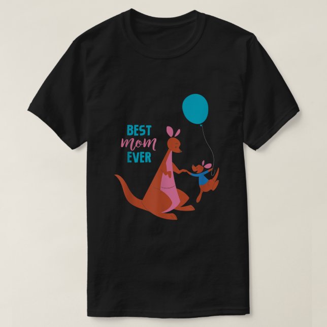 ToolDisney Winnie the Pooh Kanga and Roo Best Mom  T-Shirt (Design Front)