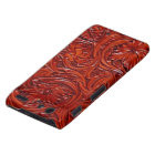 tooled leather DROID RAZR phone case