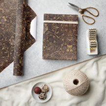 Tooled Leather Wrapping Paper