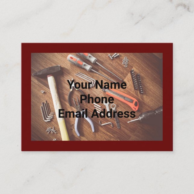 Tools Business Card (Front)