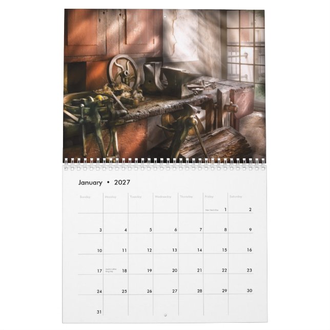 Tools Calendar (Jan 2027)