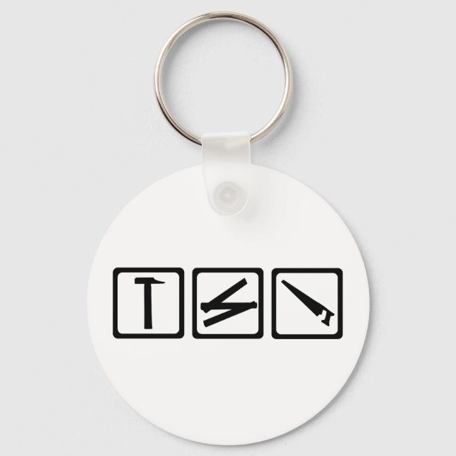 Tools - carpenter keychain (Front)