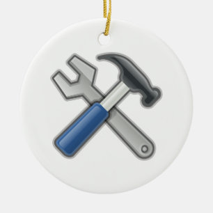Tools Ceramic Ornament