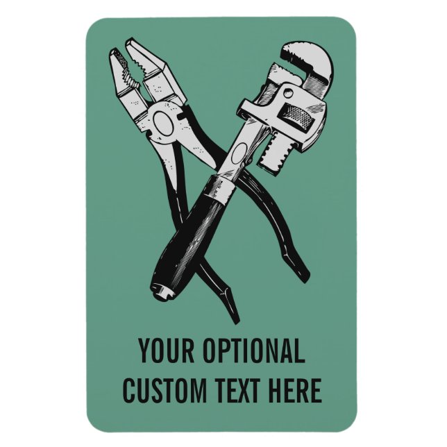 TOOLS custom text & colour magnet (Vertical)