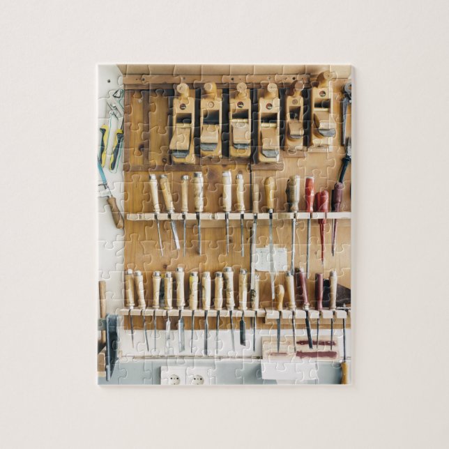 Tools DIY enthusiast Dad Fathers Day Jigsaw Puzzle (Vertical)