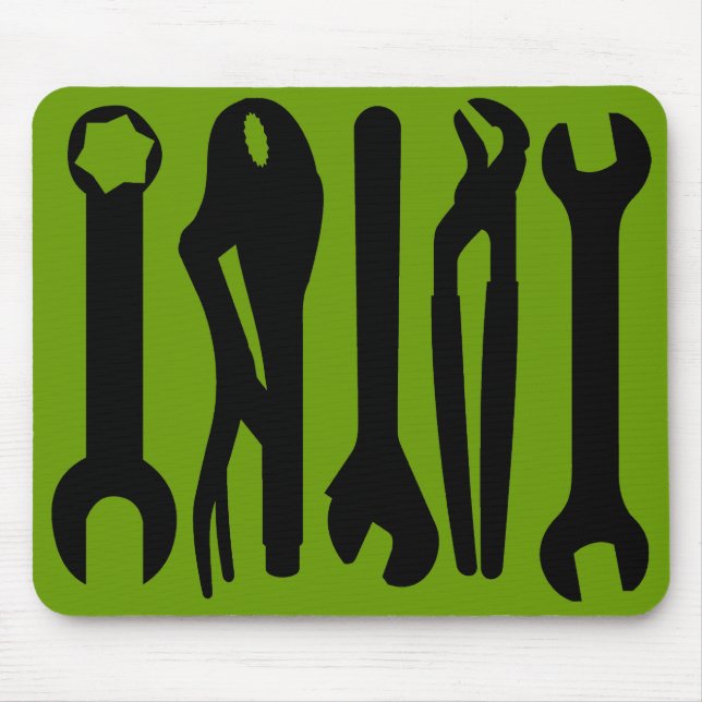 Tools - Green Mouse Pad (Front)