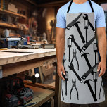 Tools Hammer Saw Garage Apron<br><div class="desc">This design may be personalized by choosing the customize option to add text or make other changes. If this product has the option to transfer the design to another item, please make sure to adjust the design to fit if needed. Contact me at colorflowcreations@gmail.com if you wish to have this...</div>