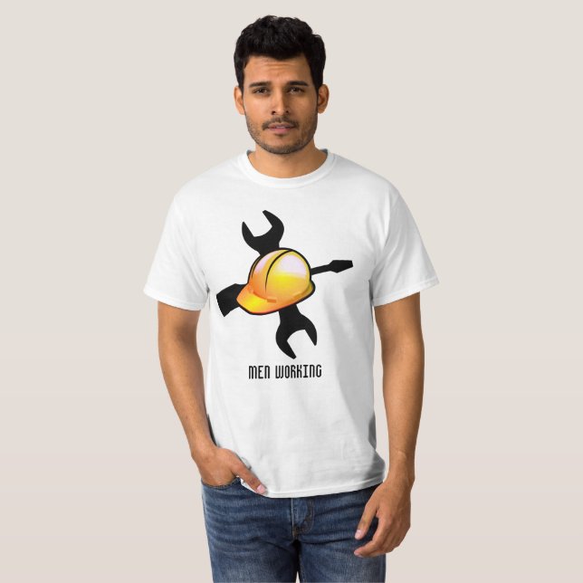 Tools men working  T-Shirt (Front Full)