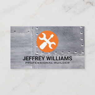 Tools Metal Rivets Business Card