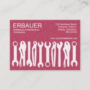 Tools of the Trade (Chubby) - Red Tex Business Card