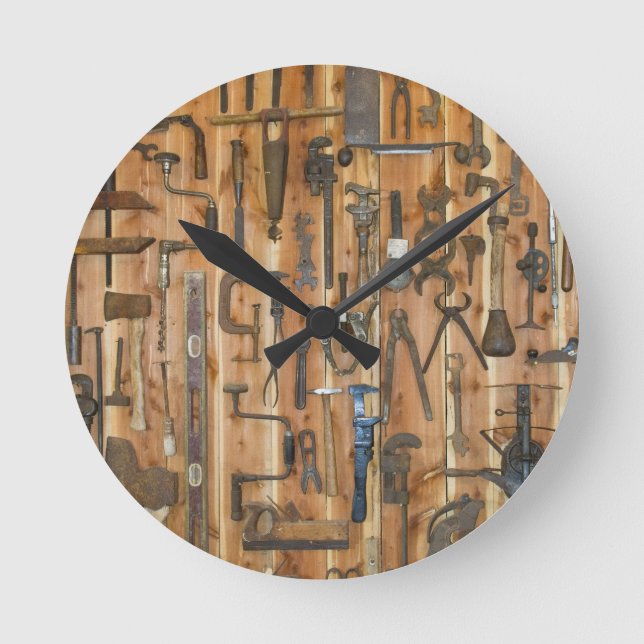 Tools of the Trade Round Clock (Front)