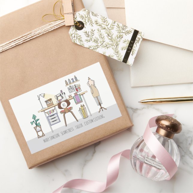 Tools Of The Trade Tailor Seamstress Sticker (Gifting)